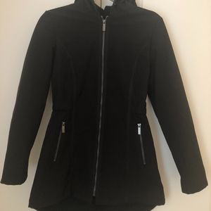 FRENCH CONNECTION black raincoat